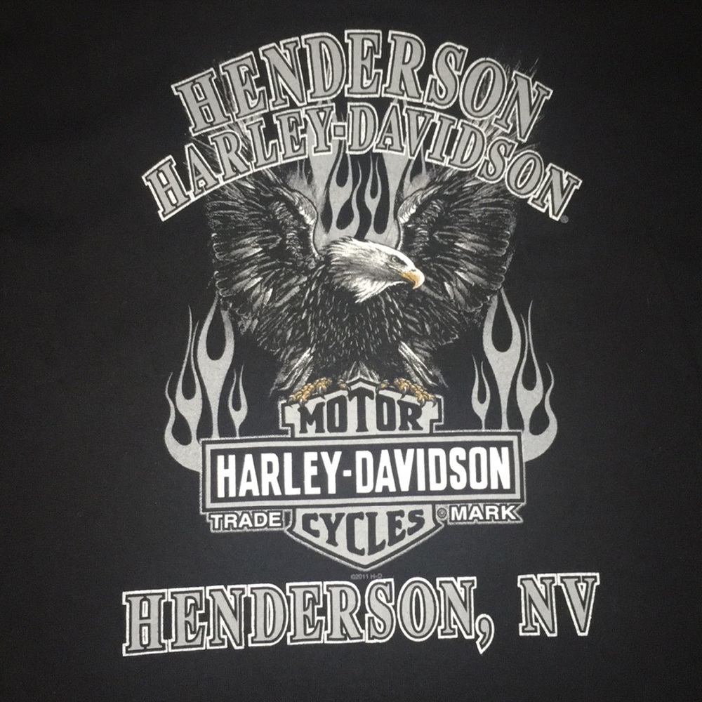 Vintage Harley Davidson T Shirt. UNFADED.
